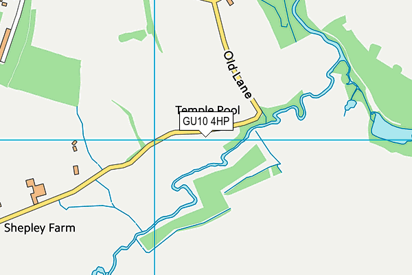 GU10 4HP map - OS VectorMap District (Ordnance Survey)