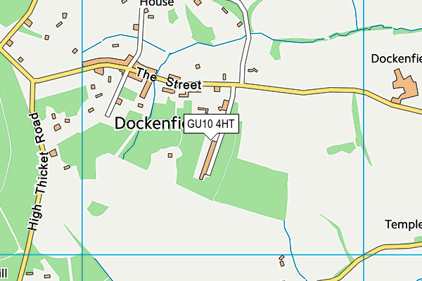 GU10 4HT map - OS VectorMap District (Ordnance Survey)