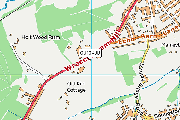 GU10 4JU map - OS VectorMap District (Ordnance Survey)