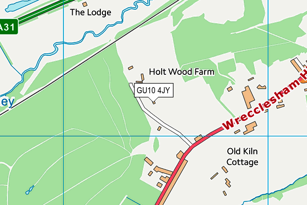 GU10 4JY map - OS VectorMap District (Ordnance Survey)