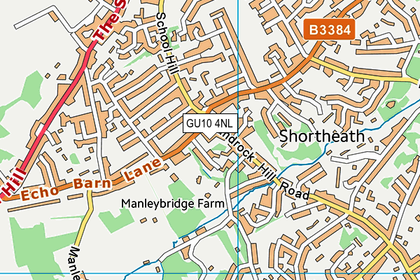 GU10 4NL map - OS VectorMap District (Ordnance Survey)