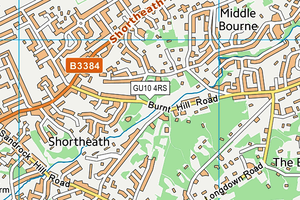 GU10 4RS map - OS VectorMap District (Ordnance Survey)