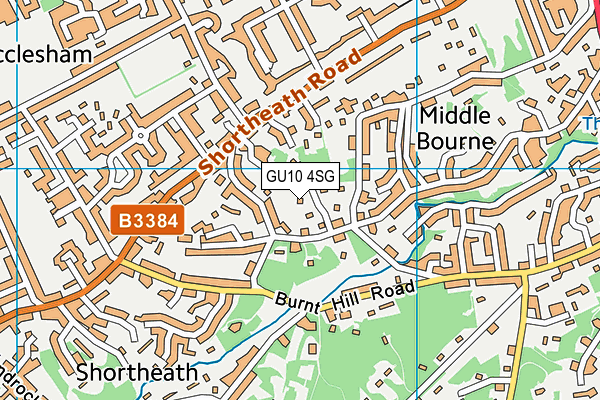 GU10 4SG map - OS VectorMap District (Ordnance Survey)