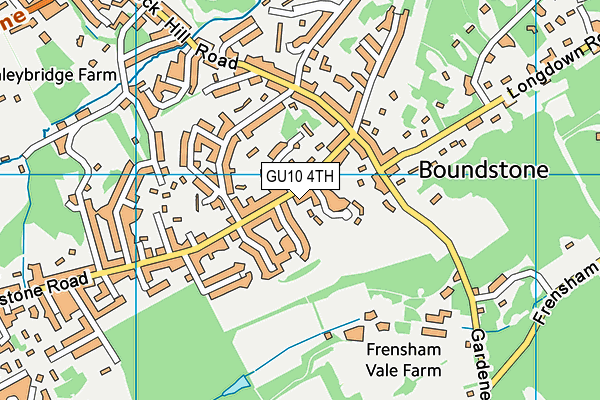GU10 4TH map - OS VectorMap District (Ordnance Survey)