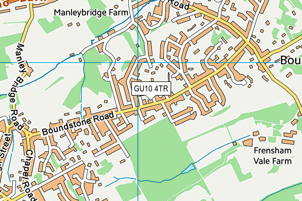 GU10 4TR map - OS VectorMap District (Ordnance Survey)