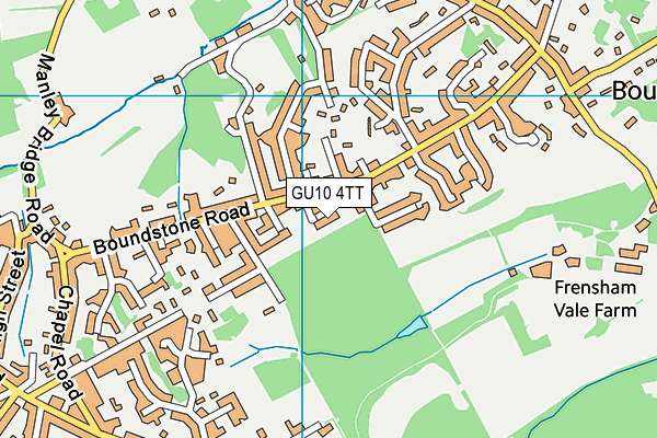 GU10 4TT map - OS VectorMap District (Ordnance Survey)