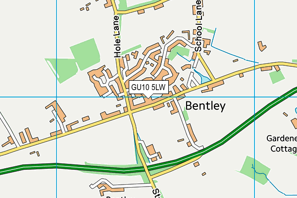 GU10 5LW map - OS VectorMap District (Ordnance Survey)