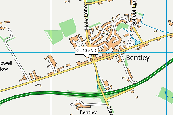 GU10 5ND map - OS VectorMap District (Ordnance Survey)