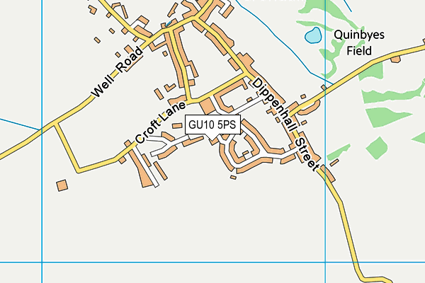 GU10 5PS map - OS VectorMap District (Ordnance Survey)