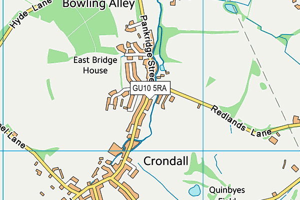 Map of CRONDALL CONSULTANCY LIMITED at district scale