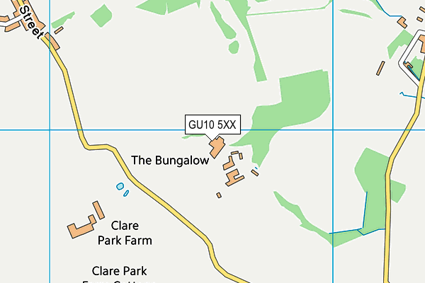 GU10 5XX map - OS VectorMap District (Ordnance Survey)