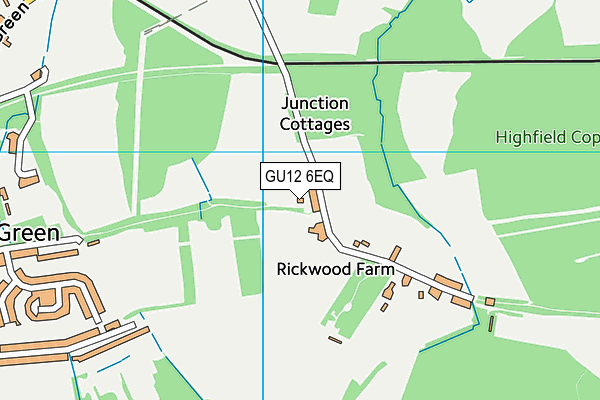 GU12 6EQ map - OS VectorMap District (Ordnance Survey)