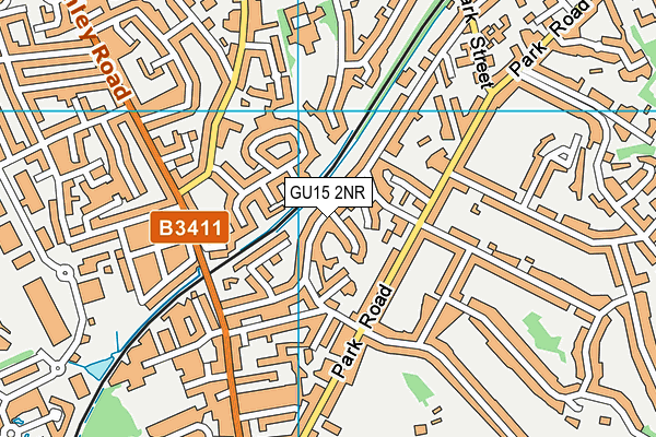 GU15 2NR map - OS VectorMap District (Ordnance Survey)