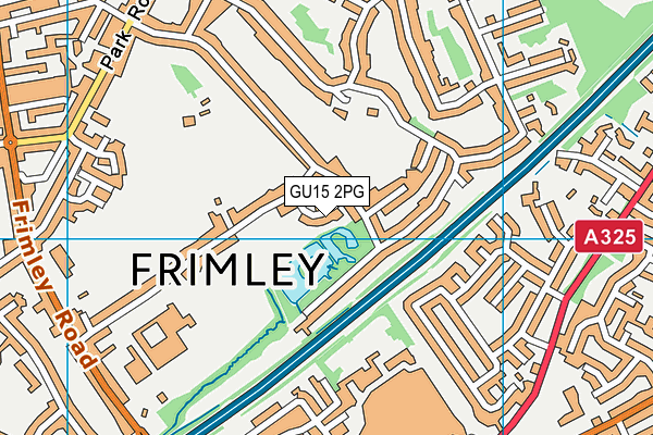 GU15 2PG map - OS VectorMap District (Ordnance Survey)