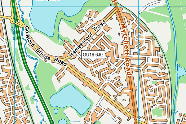 Map of CREAM TANGERINE LTD at district scale