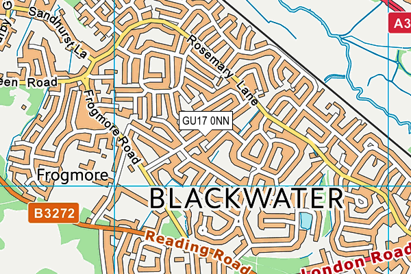 GU17 0NN map - OS VectorMap District (Ordnance Survey)