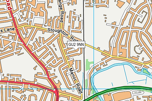 GU2 9NN map - OS VectorMap District (Ordnance Survey)
