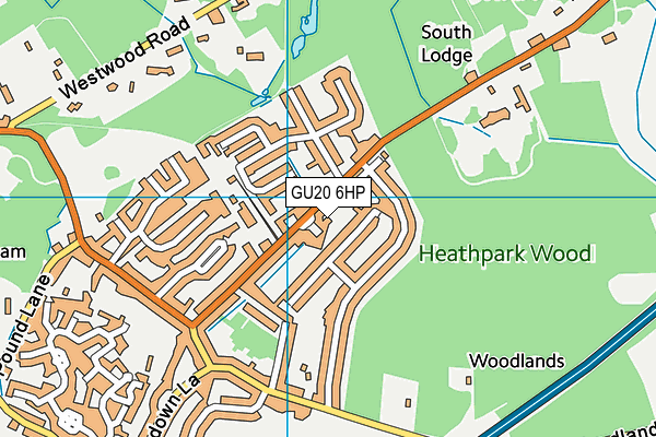 Map of WINDLEBROOK ESTATES LIMITED at district scale