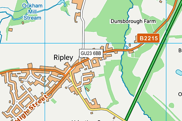 Map of THE RIPLEY CARPET COMPANY LTD at district scale