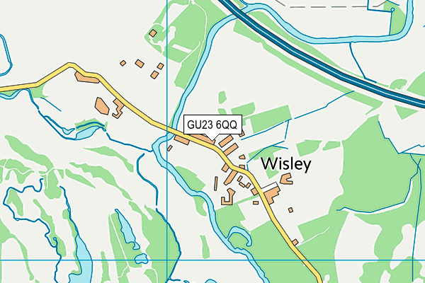 GU23 6QQ map - OS VectorMap District (Ordnance Survey)