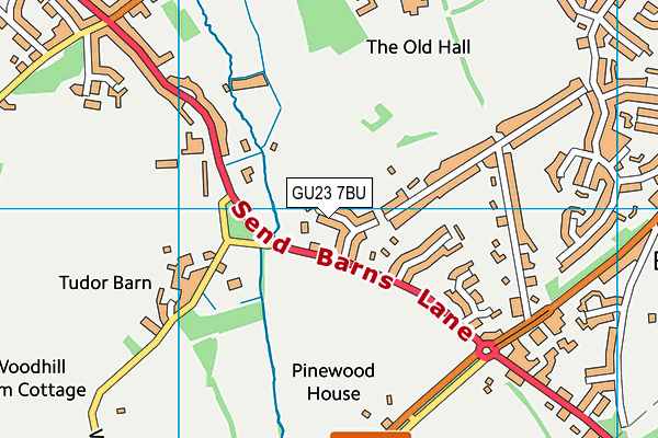 Map of SEND PLUMBING & HEATING LTD at district scale