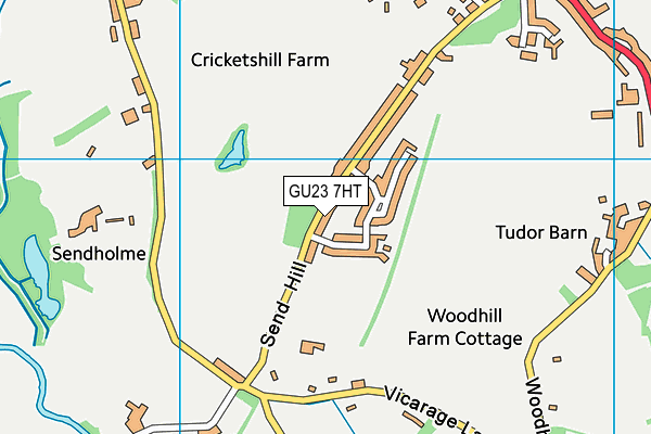 Map of SEND HILL STUDIOS LTD at district scale