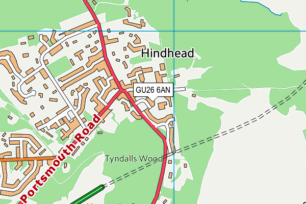 Map of HEATHER COURT (HINDHEAD) LIMITED at district scale
