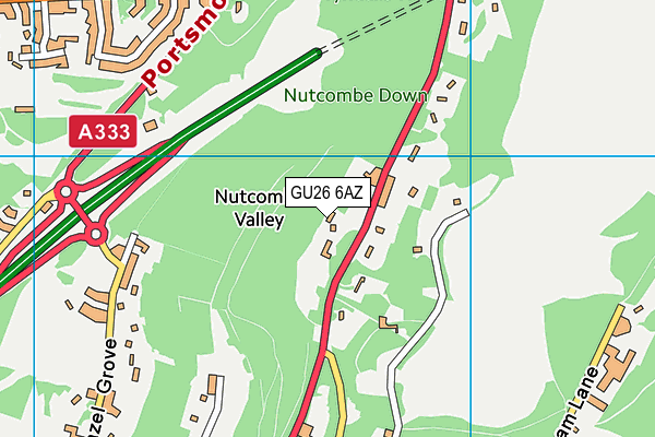 Map of NUTCOMBE HILL LTD at district scale