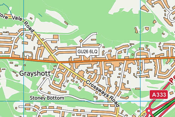Map of GRAYSHOTT DRY CLEANERS LTD at district scale