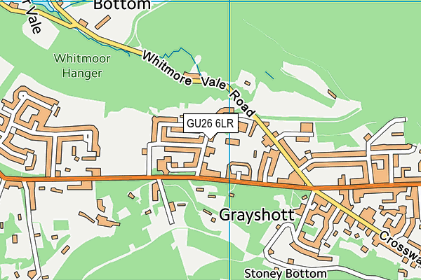Grayshott C Of E Primary School map (GU26 6LR) - OS VectorMap District (Ordnance Survey)