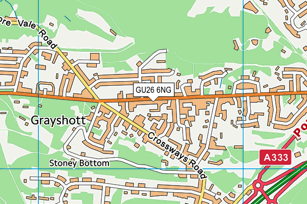 GU26 6NG map - OS VectorMap District (Ordnance Survey)