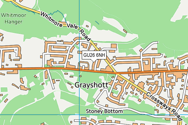 GU26 6NH map - OS VectorMap District (Ordnance Survey)