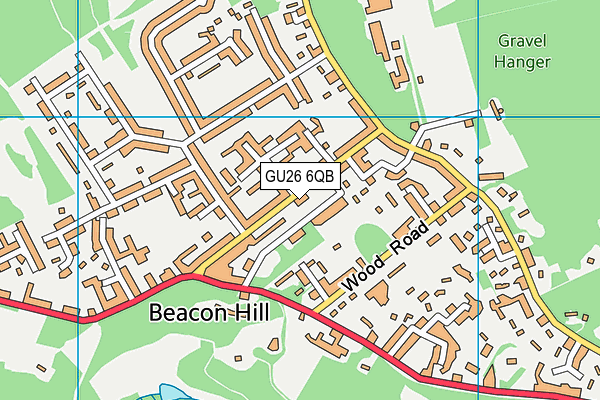 Hindhead Royal British Legion map (GU26 6QB) - OS VectorMap District (Ordnance Survey)