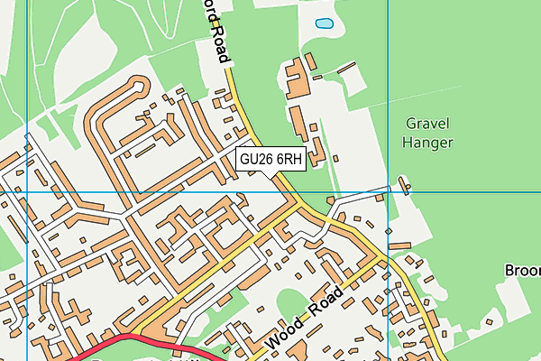 GU26 6RH map - OS VectorMap District (Ordnance Survey)