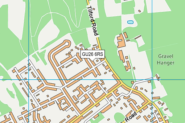 GU26 6RS map - OS VectorMap District (Ordnance Survey)
