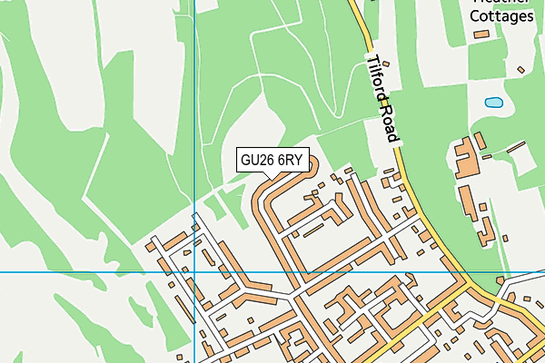 GU26 6RY map - OS VectorMap District (Ordnance Survey)