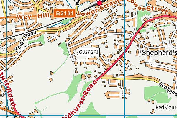 Map of HURST DEVELOPMENTS LIMITED at district scale