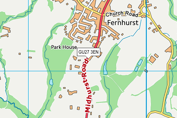 GU27 3EN map - OS VectorMap District (Ordnance Survey)