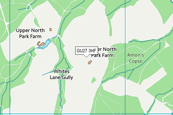 GU27 3HF map - OS VectorMap District (Ordnance Survey)