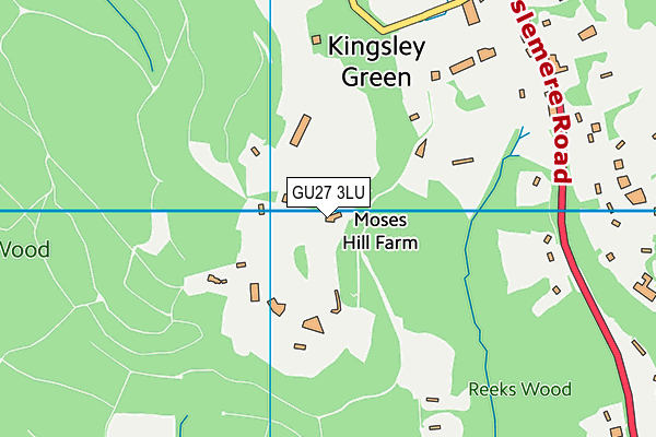 GU27 3LU map - OS VectorMap District (Ordnance Survey)