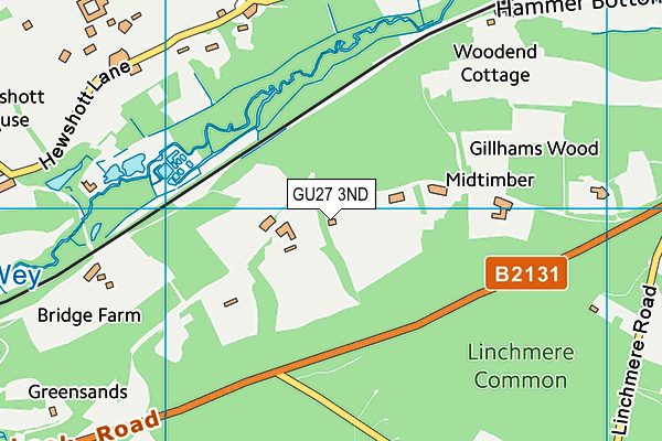 GU27 3ND map - OS VectorMap District (Ordnance Survey)