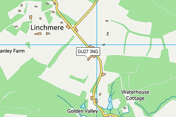 GU27 3NG map - OS VectorMap District (Ordnance Survey)