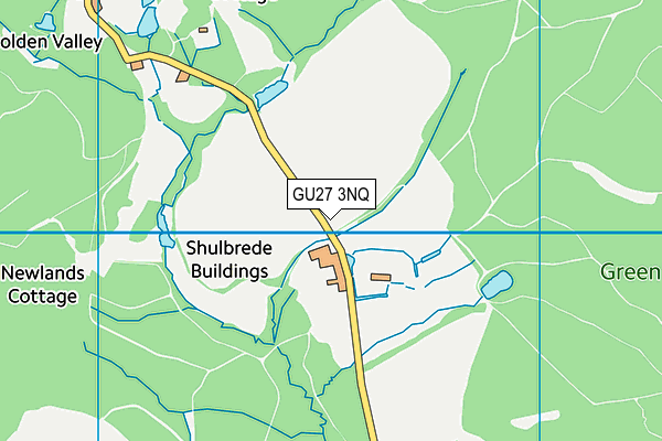 GU27 3NQ map - OS VectorMap District (Ordnance Survey)