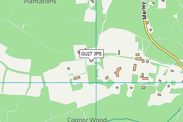 GU27 3PS map - OS VectorMap District (Ordnance Survey)