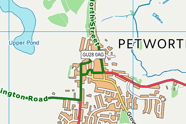 Map of PETWORTH NEWS LIMITED at district scale