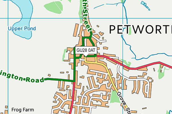 GU28 0AT map - OS VectorMap District (Ordnance Survey)