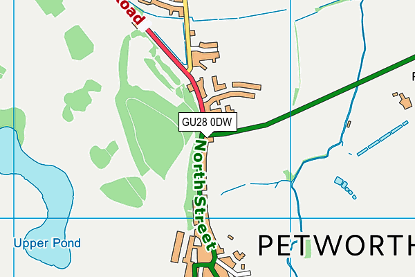 GU28 0DW map - OS VectorMap District (Ordnance Survey)