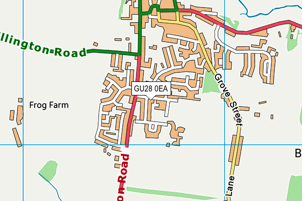 GU28 0EA map - OS VectorMap District (Ordnance Survey)