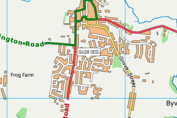 GU28 0EG map - OS VectorMap District (Ordnance Survey)