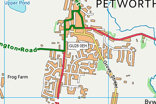 GU28 0EH map - OS VectorMap District (Ordnance Survey)